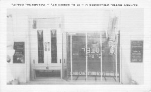 Pasadena California 1950s Postcard El-Rey Hotel 