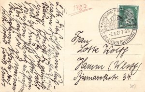 L308 Germany 1927 St Blasien Schwarzwald Landscape vintage postcard