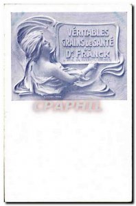 Old Postcard Publicity health Grains Dr. Fracnk Rue de Clery Paris