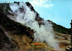 Italy Pozzuoli Volcano Sulphur Mine Crater