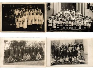 SCHOOL CLASSES FRANCE REAL PHOTO 49 Vintage Postcards Pre-1940 (L6003)