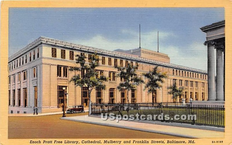 Enoch Pratt Free Library in Baltimore, Maryland