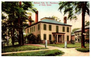 Vermont Bellows falls  , Residence of hetty Green