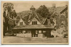 Market Cross Dunster Somerset United Kingdom Tuck postcard