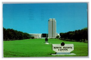 Pioneer Family State Capitol Grounds Bismarck North Dakota Postcard
