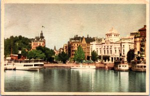 Sweden Stockholm Kungl. Dramatiska Teatern Vintage Postcard 09.64