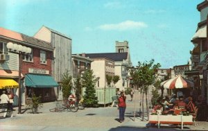 Vintage Postcard Victorian Village Shopping Mall Building Cape May New Jersey NJ