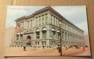 VINTAGE POSTCARD UNUSED PUBLIC LIBRARY  CHICAGO ILL.