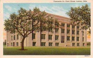 Comanche County Court House Lawton Oklahoma postcard