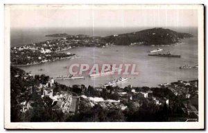 Old Postcard Villefranche Sur Mer The Wing Rade and Cap Ferrat Charter