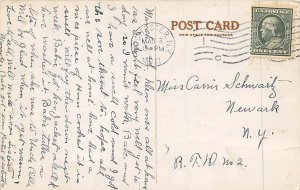 Waiting for the Mails Double Meaning 1911 writing on front