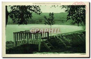 Old Postcard L & # 39Auvergne Picturesque The pretty lakeside d & # 39Aydat