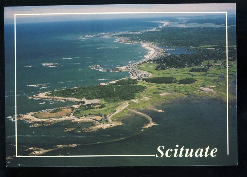 Scituate, Massachusetts/Mass/MA Postcard, Aerial View Of Glades To Hummarock