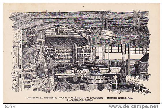 Cuisine de la Tournes du Moulin,Face au Jardin Zoologique, Charlesbourg, Queb...