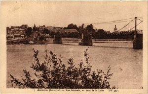 CPA ANCENIS - Vue générale au bord de la Loire (587838)