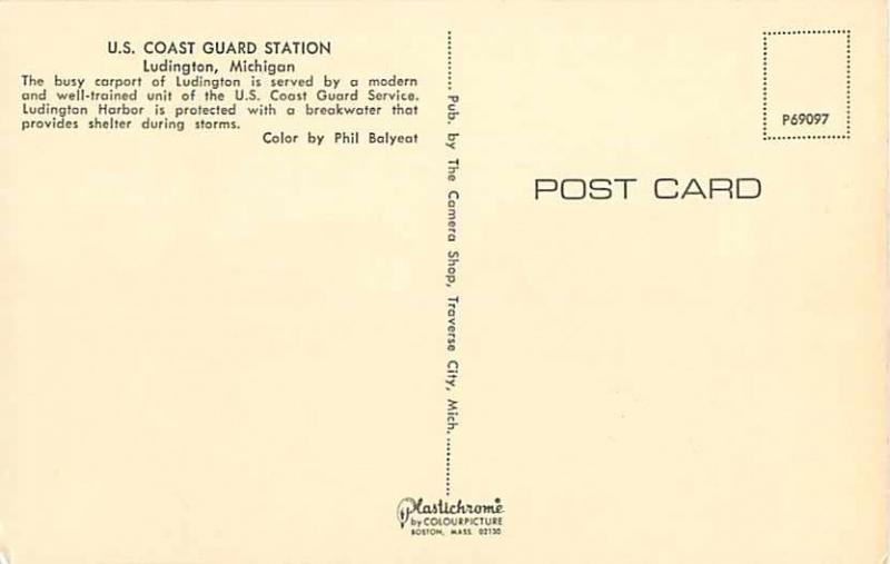 U.S. Coast Guard Station Ludington Michigan MI