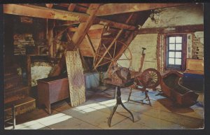 MA SALEM Interior House of Seven Gables The Attic Built in 1668 pm1965 ~ Chrome