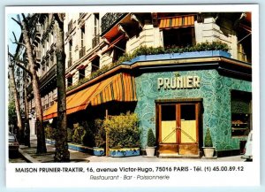 PARIS, FRANCE ~ Restaurant MAISON PRUNIER TRAKTIR Street Scene 4x6 Postcard 