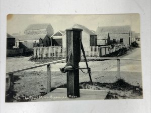 c. 1906 Siasconset Mass Postcard The Town Pump MA Undivided