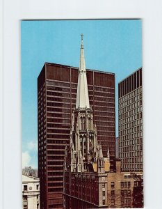 Postcard The Chicago Temple (First United Methodist), Chicago, Illinois