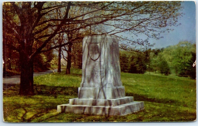 M-63590 Monolith marking first site of General Washington's marquee Valley Fo...