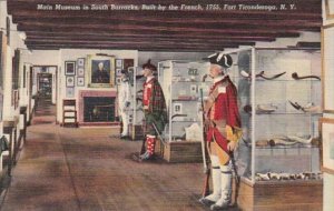 New York Fort Ticonderoga Main Museum In South Barracks Built By French 1755 ...