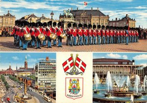 B110642 Denmark Kobenhavn Palace Guards Fountain Square Cars Voitures