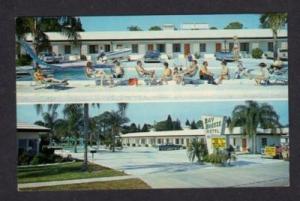 FL Bay Breeze Motel & Pool SARASOTA FLORIDA Postcard PC