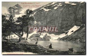 Old Postcard Luchon Lac d'Espingo