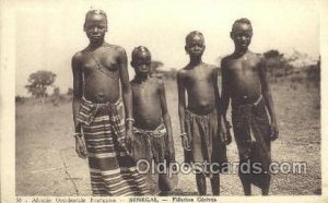 Afrique Occidentale Senegal - Fillettes Cereres African Nude Unused light wea...