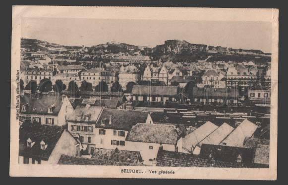 114994 France BELFORT General View Vintage postcard