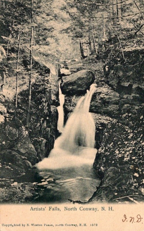 New Hampshire North Conway Artist's Falls 1906