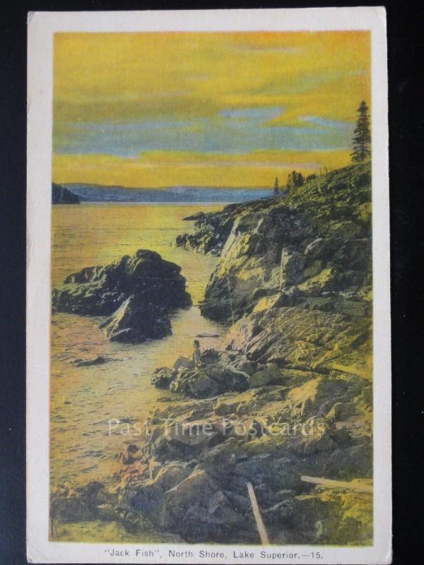 Canada ONTARIO JACKFISH Lake Superior, North Shore - Old Postcard by P.E. Co.
