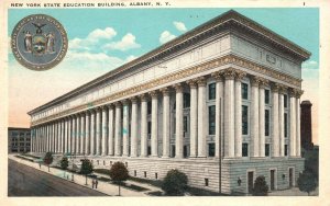 Vintage Postcard 1929 Education Building Hostorical Landmark Albany New York NY