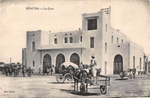 Kenitra Morocco Train Station Vintage Postcard AA43082