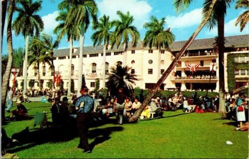 Paddock Club House Grand Stand Hialeah Race Course FL Florida VTG Postcard UNP