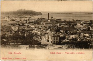 PC CPA CAPE VERDE / PORTUGAL, LOANDA, CIDADE BAIXA, Vintage Postcard (b21726)