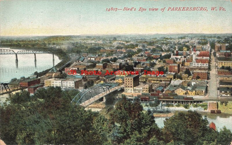 WV, Parkersburg, West Virginia, Bird's Eye View, Souvenir No 14807