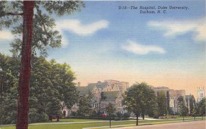 Durham North Carolina 1940s Postcard The Hospital Duke University