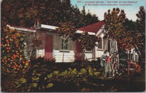 Joaquin Miller At His Home Near Oakland California Postcard C142