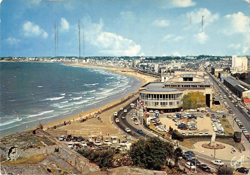 BR47284 Saint Malo cite corsaire la grande plage et le casino        France