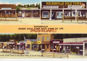 ROCKERVILLE GOLD TOWN IN THE BLACK HILLS OF SOUTH DAKOTA on U S Highway 16