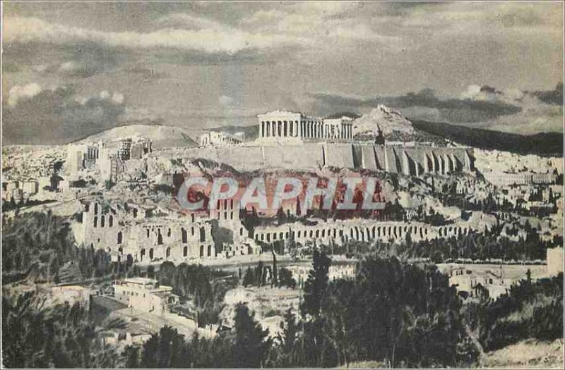 Modern Postcard The Acropolis Athens Greece