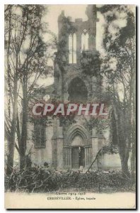 Postcard Old War 1914-1915 Gerbeviller façade Church