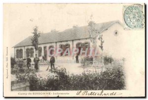 Postcard Old Camp of Sissonne Infirmary Army