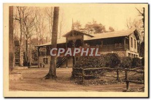 Old Postcard Montargis L & # 39Ecole outdoor School Genebrier