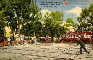 FL - Bradenton. Shuffleboard at Bradenton Trailer Park