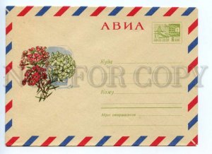 486567 USSR 1968 year Kirpichova phloxes flowers postal COVER