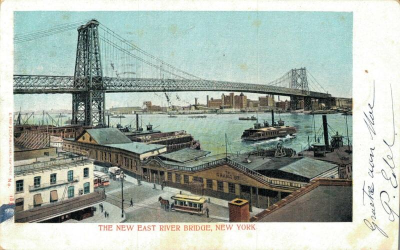 USA - The New East River Bridge New York 1904 01.84