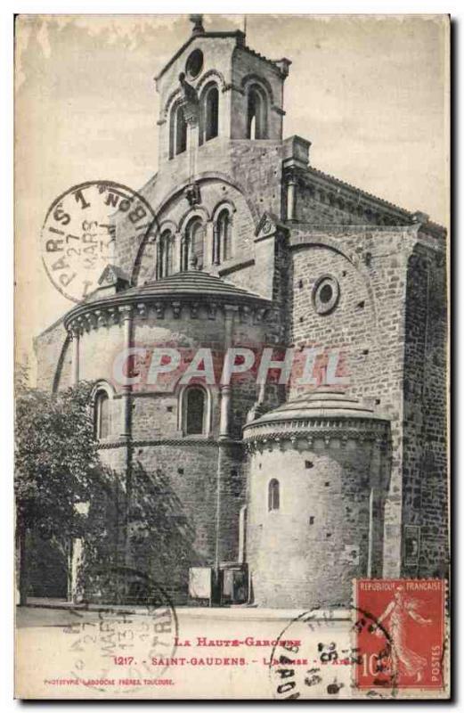 Postcard Old Saint Gaudens L & # 39eglise L & # 39abside